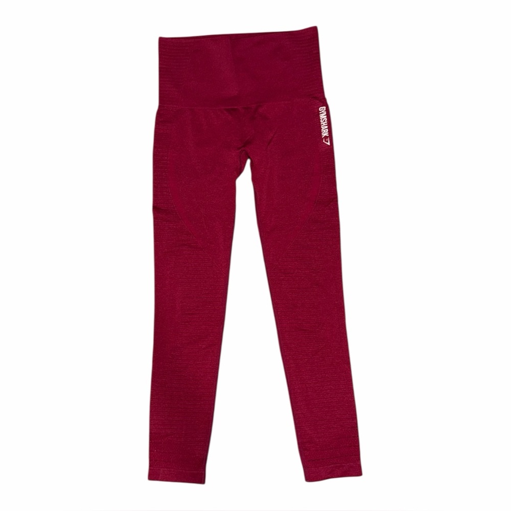 Gymshark red seamless leggings